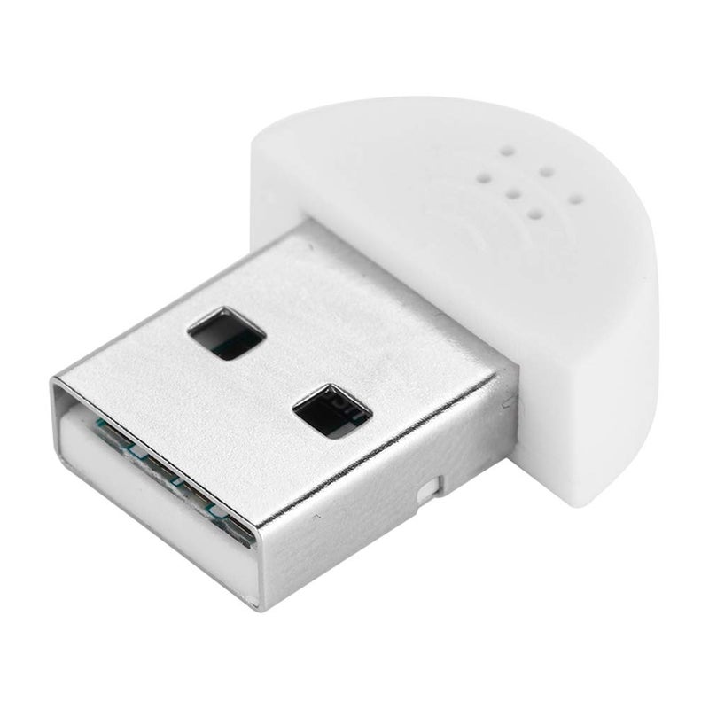 DEWIN USB 2.0 Mini Microphone, Laptop/Desktop PC Plug and Play for Skype, MSN, Yahoo Recording, YouTube, Google Voice Search and Games(White) - Image 4